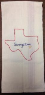 Georgetown Embroidered Towel